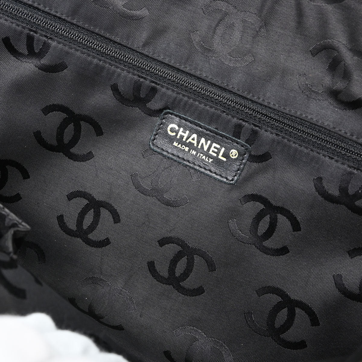 Chanel 2004-2005 Black Calfskin Wild Stitch Handbag