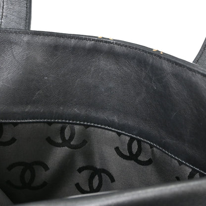 Chanel 2004-2005 Black Calfskin Wild Stitch Handbag