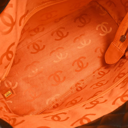 Chanel 2005-2006 Brown Calfskin Cambon Ligne Tote Handbag