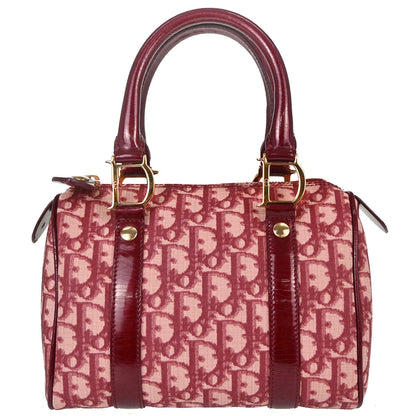 Christian Dior Burgundy Trotter Handbag