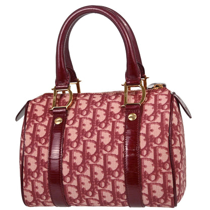 Christian Dior Burgundy Trotter Handbag