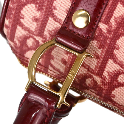 Christian Dior Burgundy Trotter Handbag