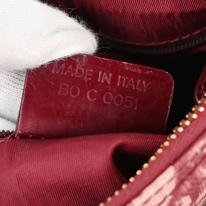 Christian Dior Burgundy Trotter Handbag