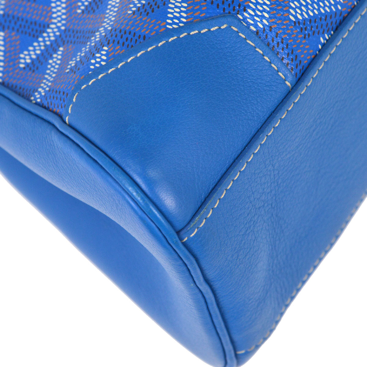 Goyard Blue Saigon Souple Mini 2way Shoulder Handbag