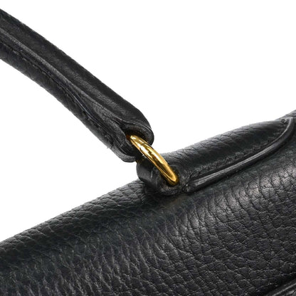 Hermes Black Ardennes Kelly 32 Retourne 2way Shoulder Handbag