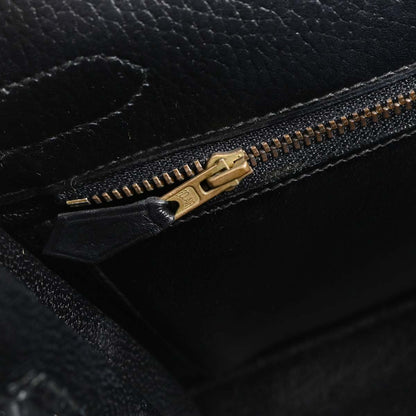 Hermes Black Ardennes Kelly 32 Retourne 2way Shoulder Handbag