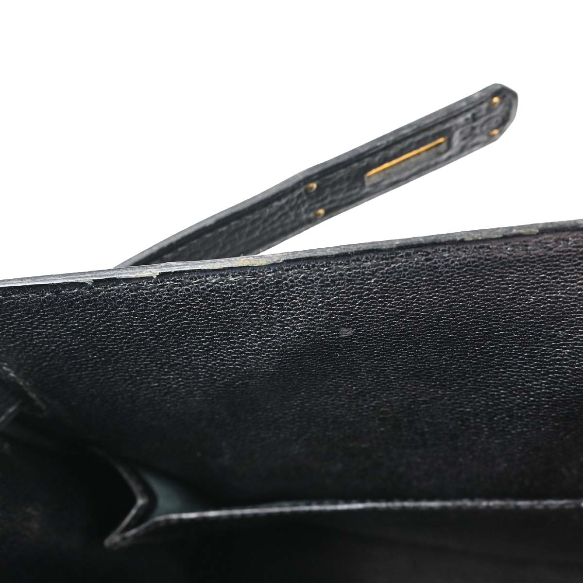 Hermes Black Ardennes Kelly 32 Retourne 2way Shoulder Handbag