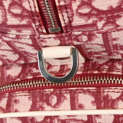 Christian Dior Burgundy Trotter 2way Duffle Handbag
