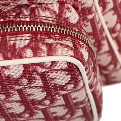 Christian Dior Burgundy Trotter 2way Duffle Handbag