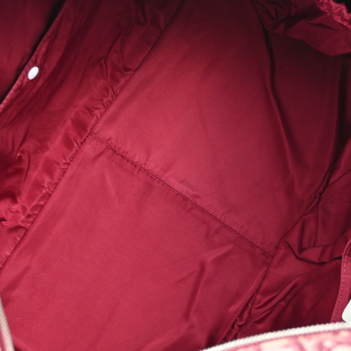 Christian Dior Burgundy Trotter 2way Duffle Handbag