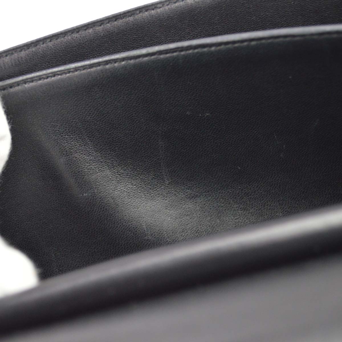 Hermes Black Box Calf Cocarde Shoulder Bag