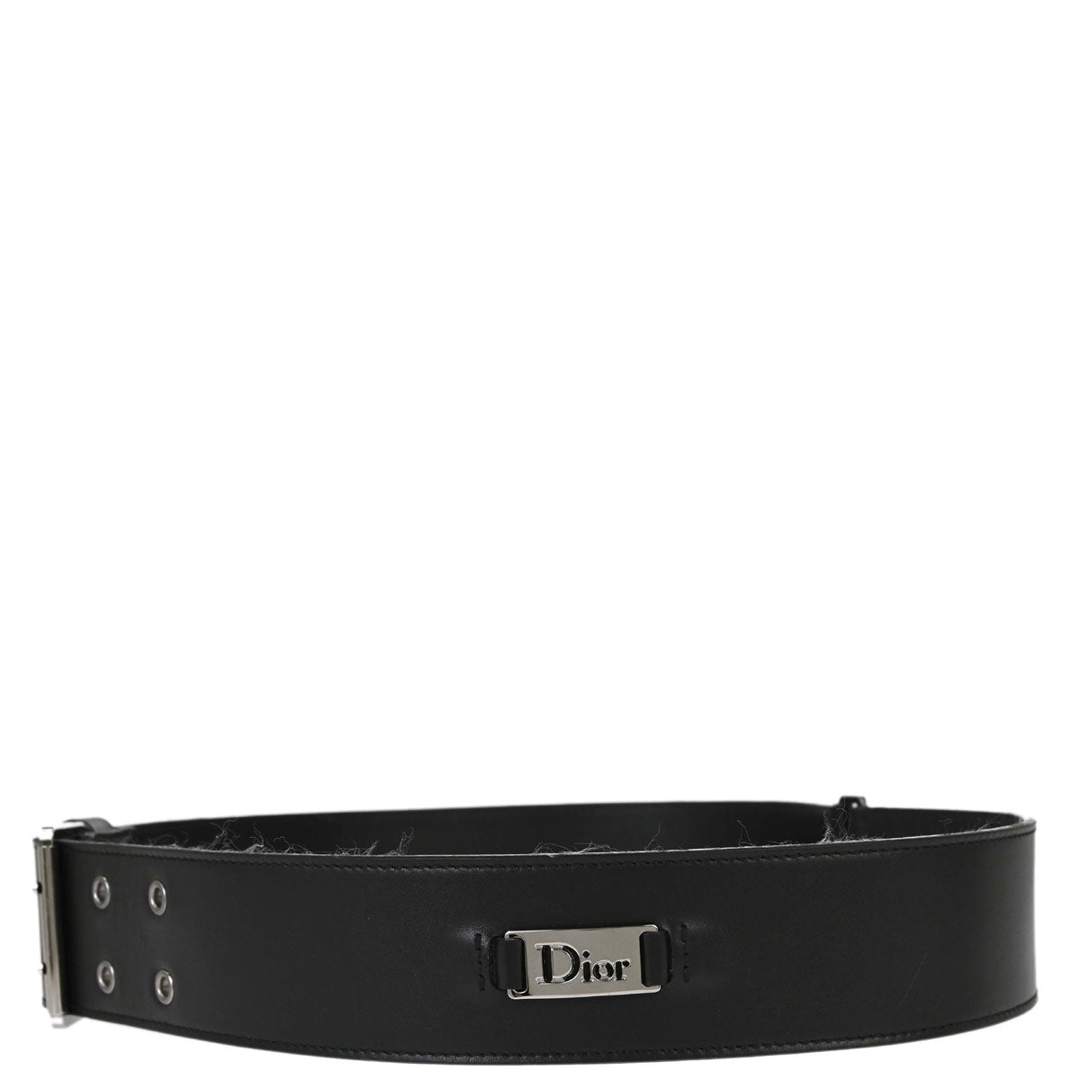 Christian Dior Leather Belt Black #85
