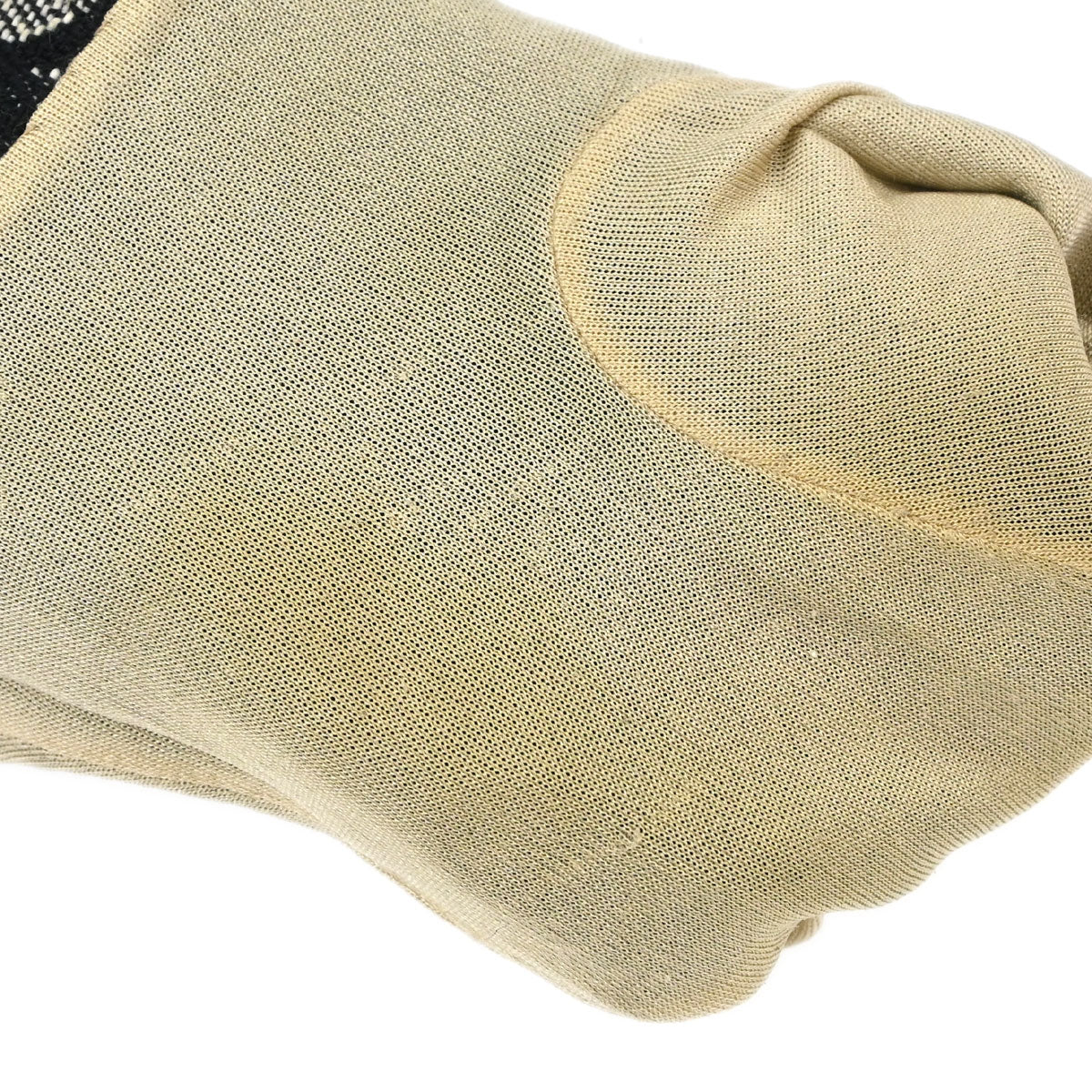 Christian Dior Gloves Lambskin Trotter Black Small Good