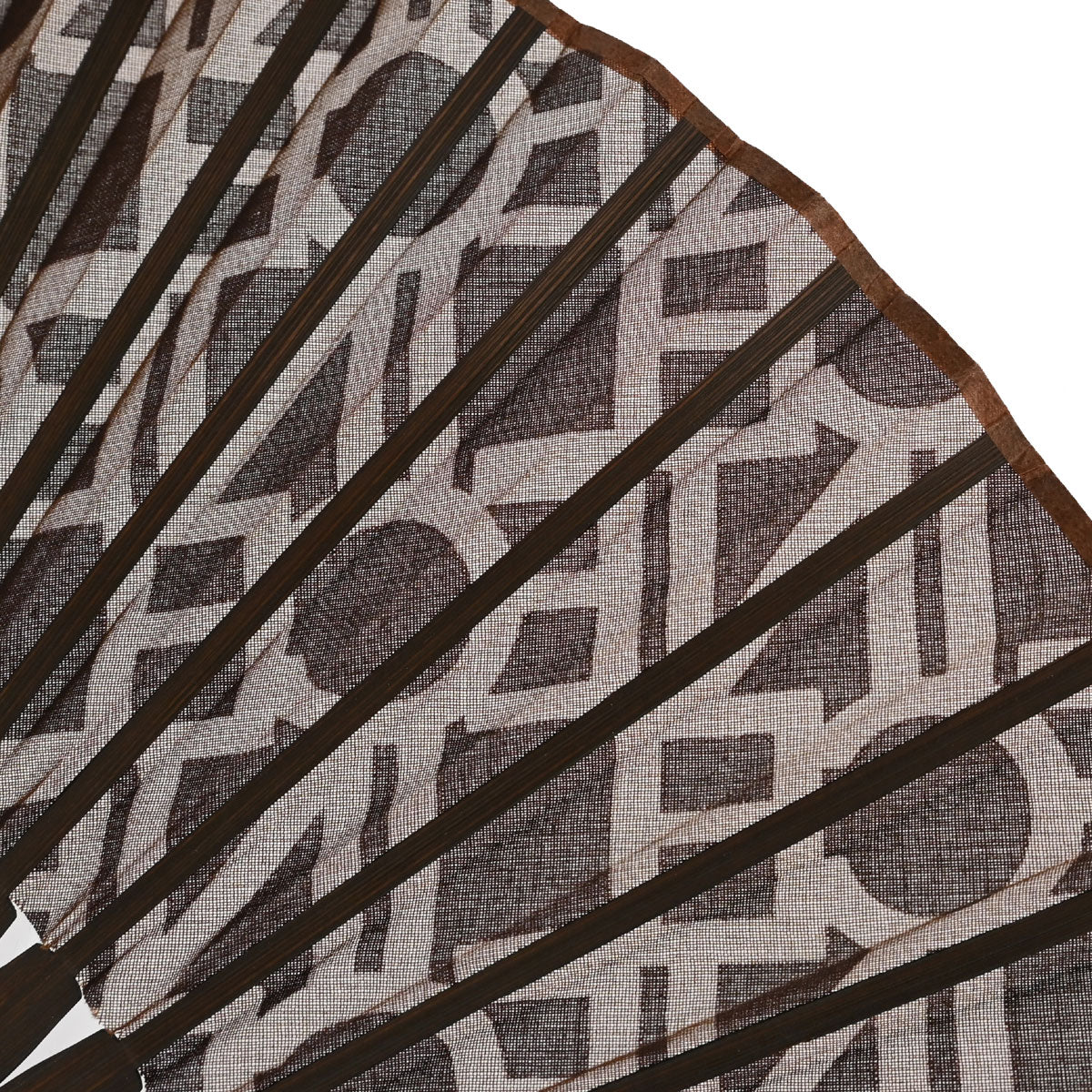 Celine Folding Fan Case Set Brown Small Good