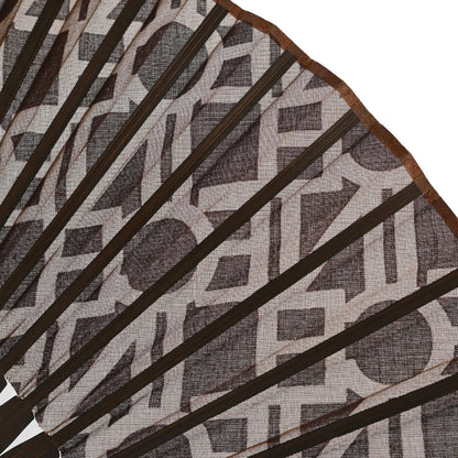 Celine Folding Fan Case Set Brown Small Good