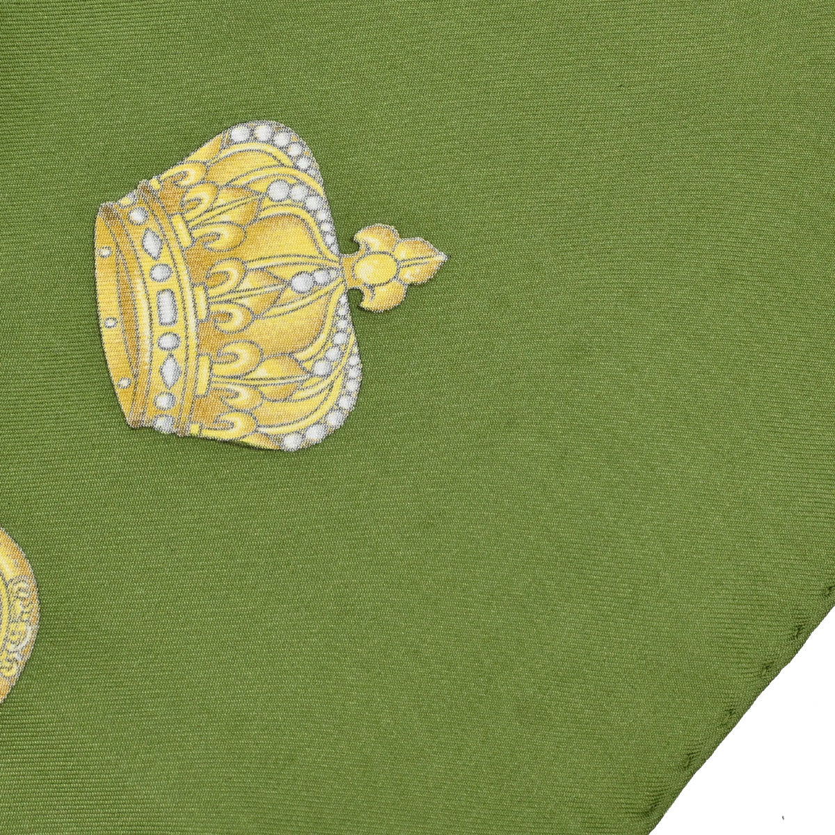 Hermes Scarf Carre 90 Les Tambours Green Small Good