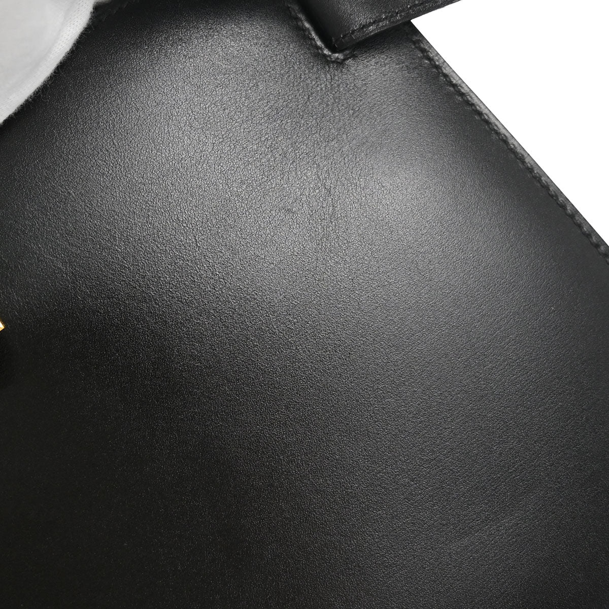 Hermes Black Box Calf Kelly 28 Sellier 2way Shoulder Handbag