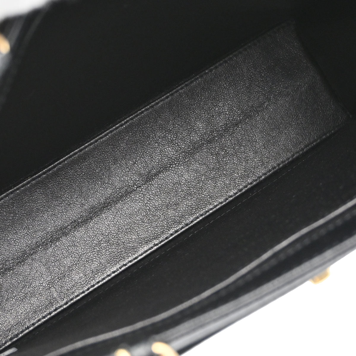Chanel 1997-1999 Black Caviar Skin Tote Handbag