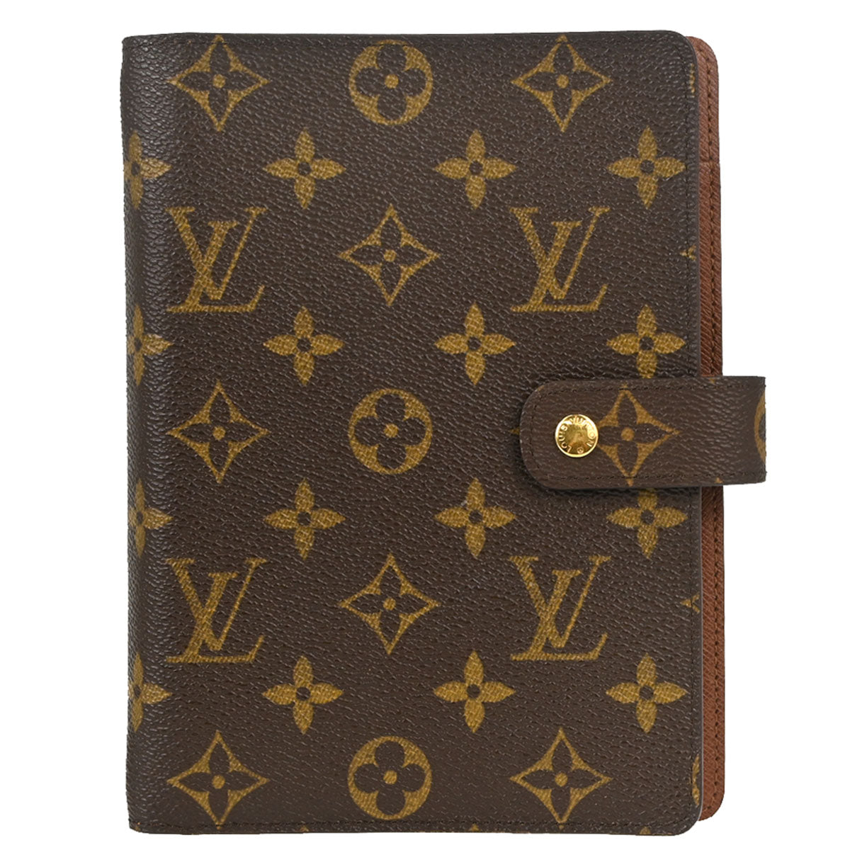 Louis Vuitton Monogram Agenda MM Planner Cover R20004 Small Good