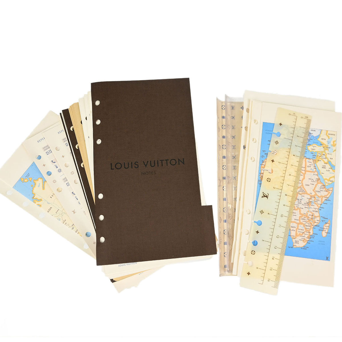 Louis Vuitton Monogram Agenda MM Planner Cover R20004 Small Good