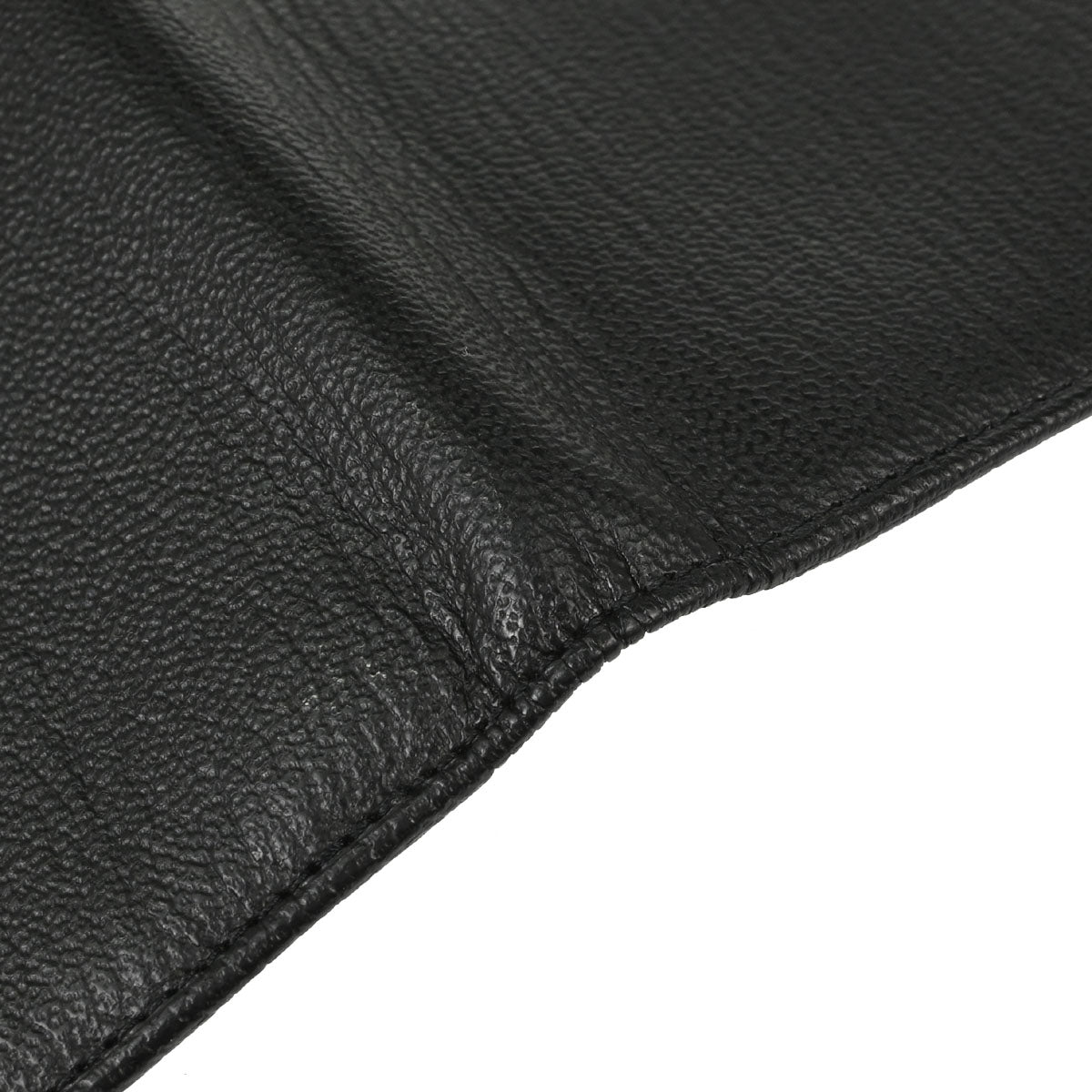 Chanel 1997-1999 Bifold Wallet Purse Black Calfskin