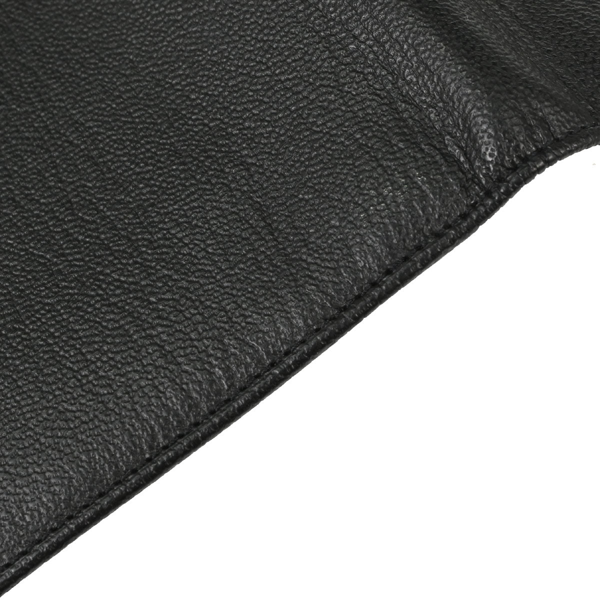 Chanel 1997-1999 Bifold Wallet Purse Black Calfskin