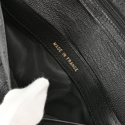 Chanel 1997-1999 Bifold Wallet Purse Black Calfskin