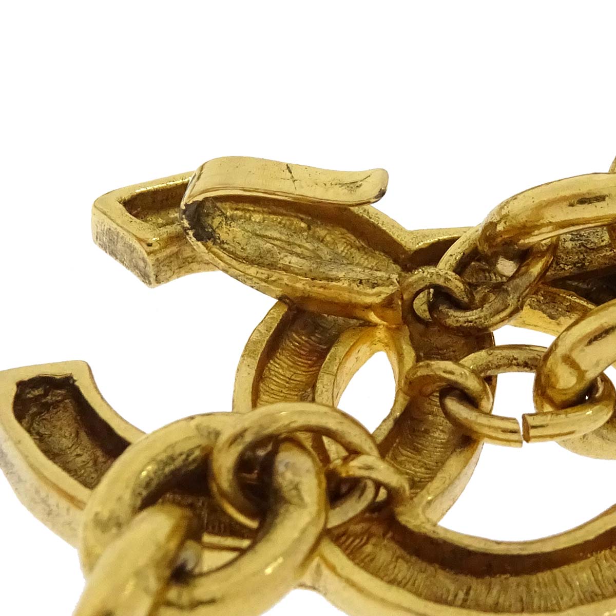 Chanel Chain Belt CC Gold Small Good 1985