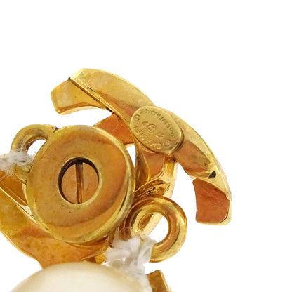 Chanel Turnlock Bracelet Gold Costume Pearl 97P