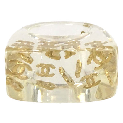 Chanel Ring Clear Acrylic #54 01P
