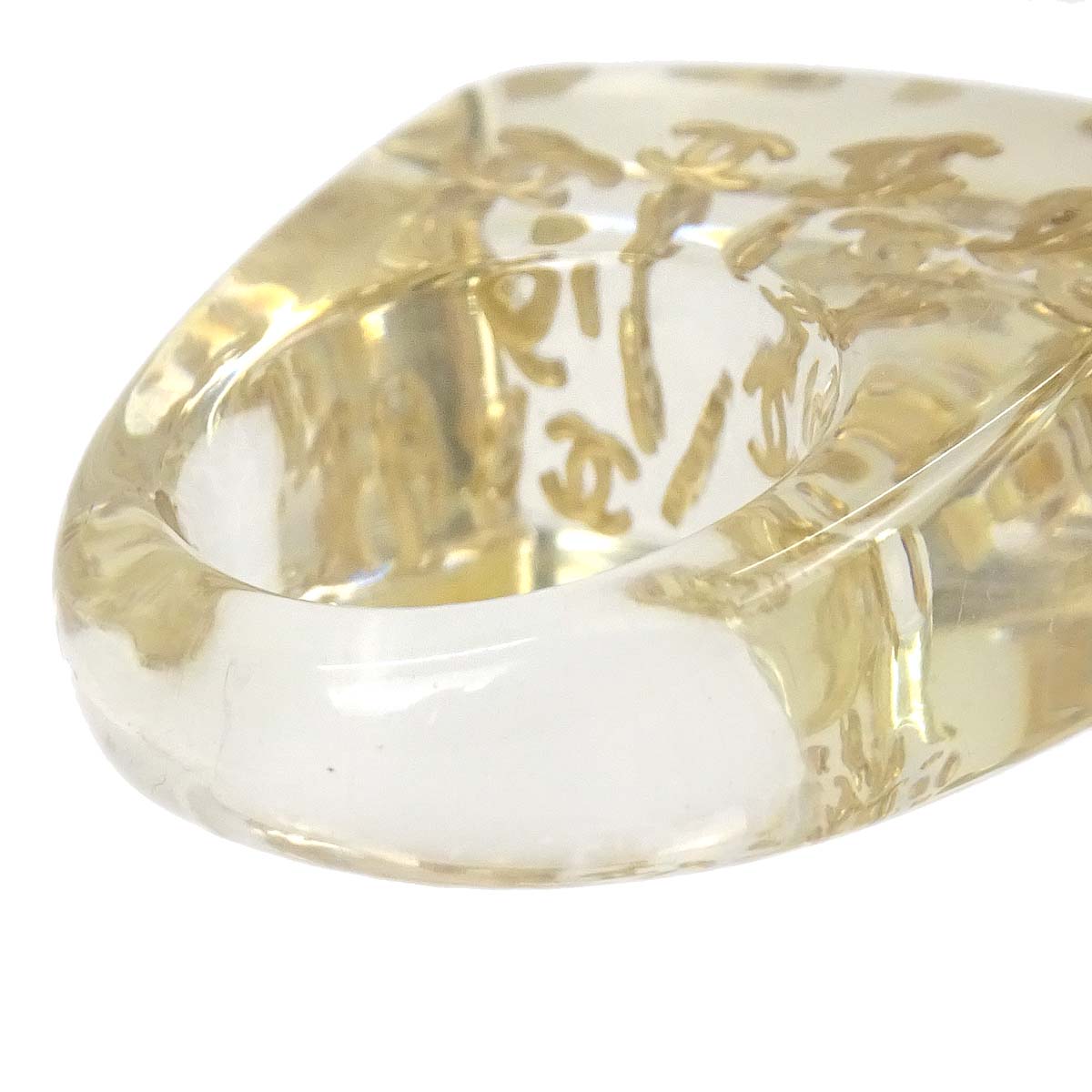 Chanel Ring Clear Acrylic #54 01P