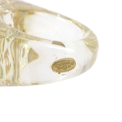 Chanel Ring Clear Acrylic #54 01P