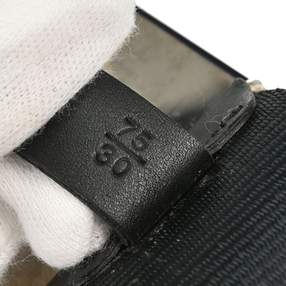 Chanel Cassette Tape Belt Black #75/30