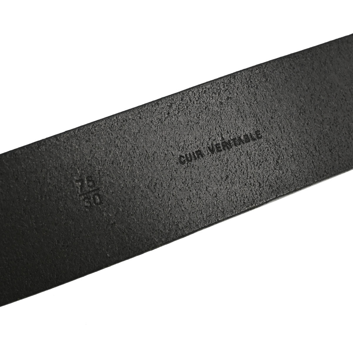 Chanel Black Gold Leather Belt #75/30