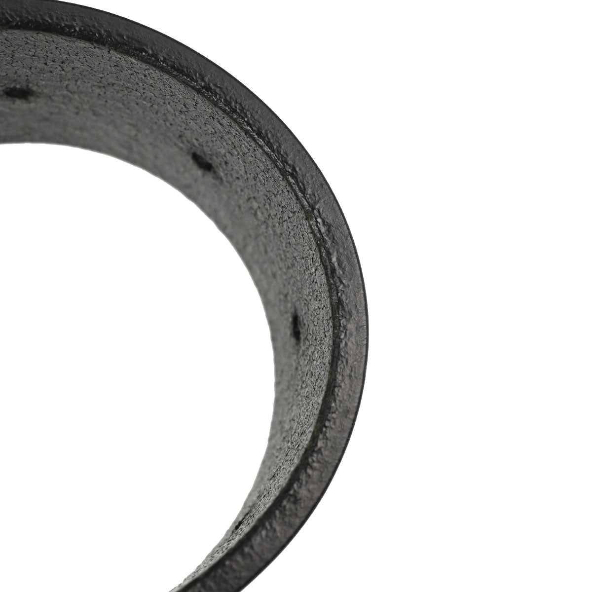 Chanel Black Gold Leather Belt #75/30