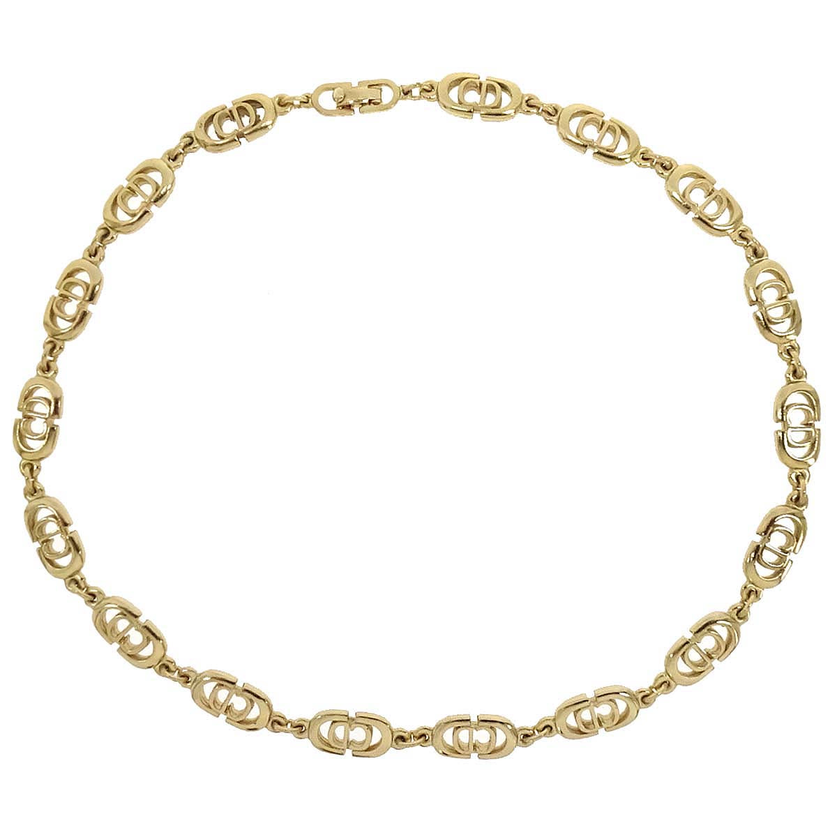 Christian Dior Chain Necklace Gold