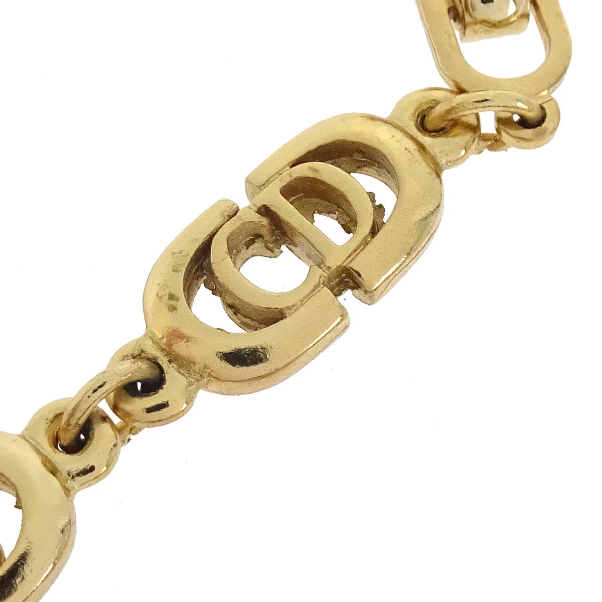 Christian Dior Chain Necklace Gold