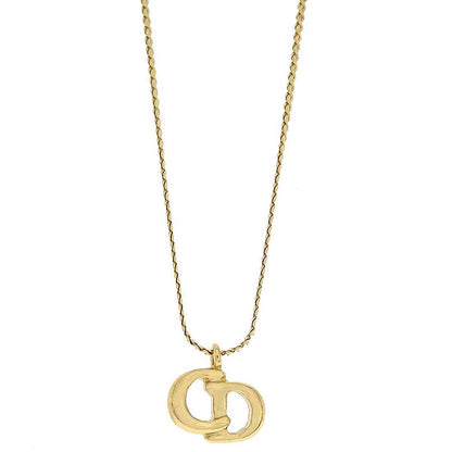 Christian Dior Necklace Pendant Gold