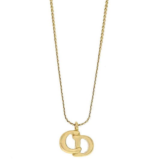 Christian Dior Necklace Pendant Gold