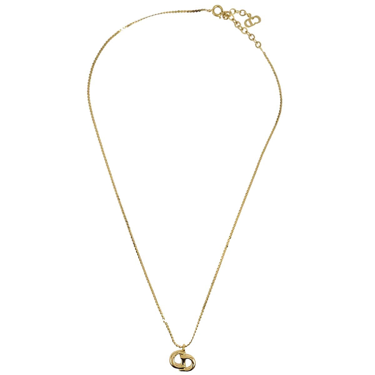 Christian Dior Necklace Pendant Gold
