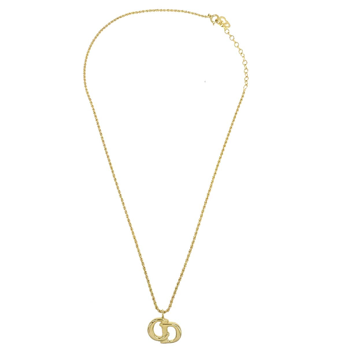Christian Dior Necklace Pendant Gold