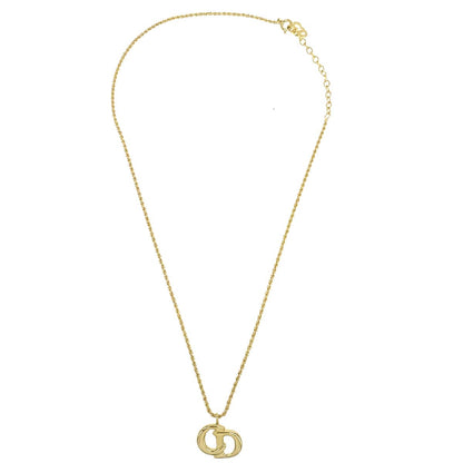 Christian Dior Necklace Pendant Gold