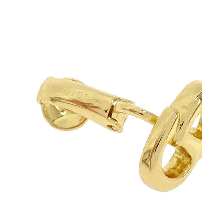 Christian Dior Necklace Pendant Clip-On Earrings Set Gold