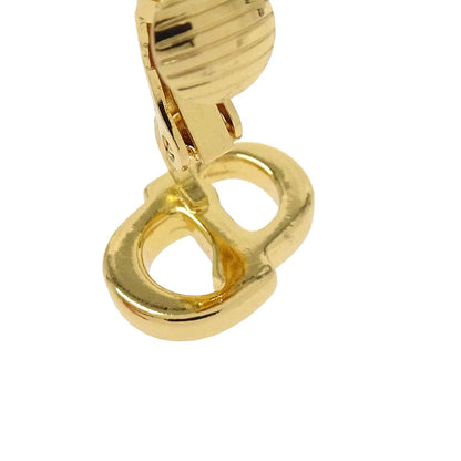 Christian Dior Necklace Pendant Clip-On Earrings Set Gold