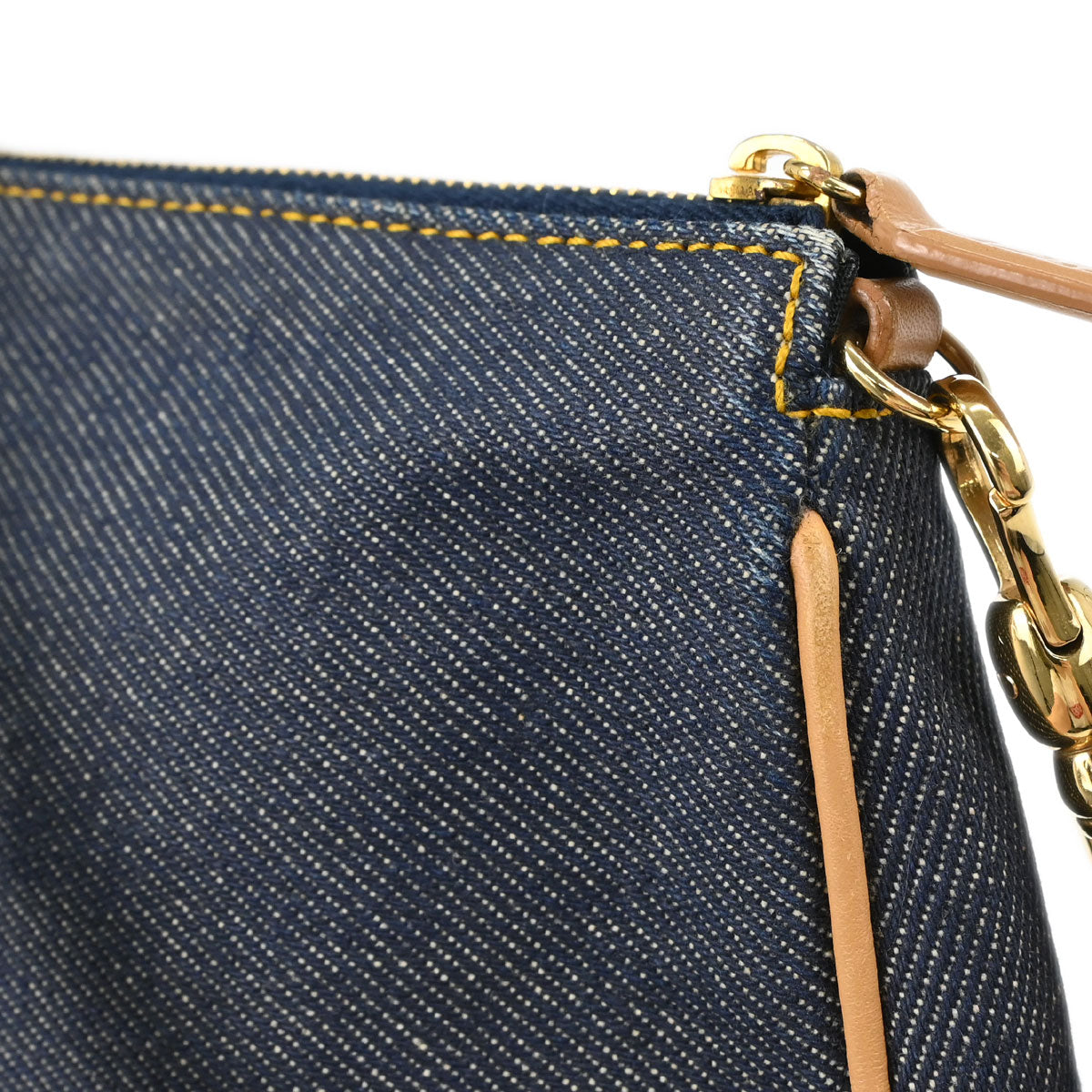 Christian Dior Navy Denim Saddle Handbag
