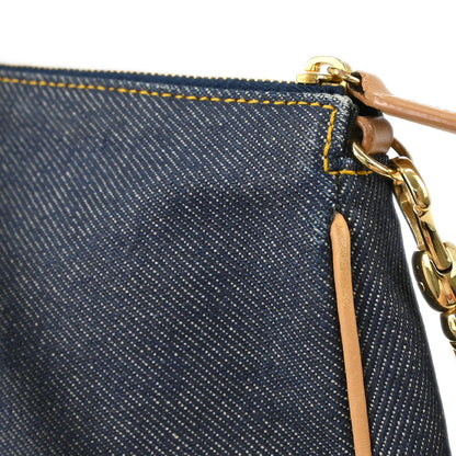 Christian Dior Navy Denim Saddle Handbag