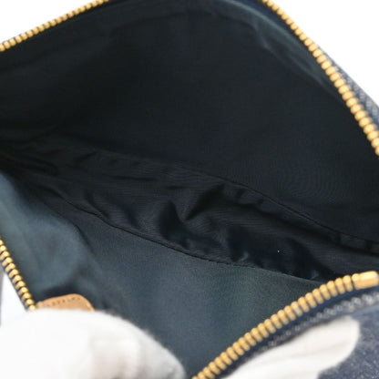 Christian Dior Navy Denim Saddle Handbag