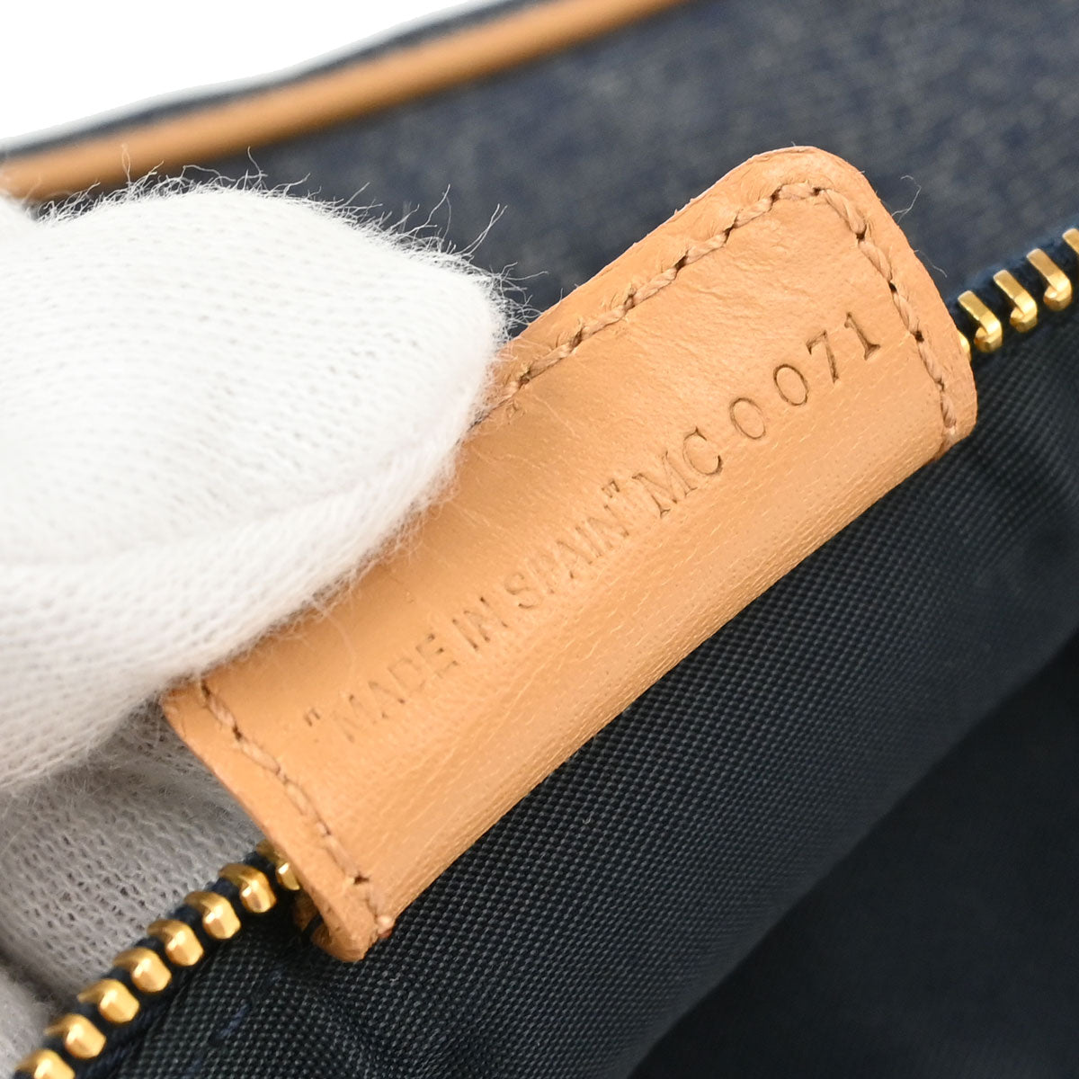 Christian Dior Navy Denim Saddle Handbag