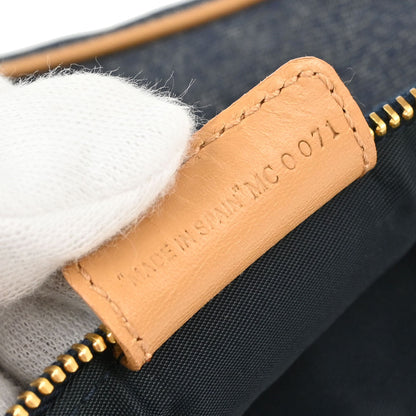 Christian Dior Navy Denim Saddle Handbag