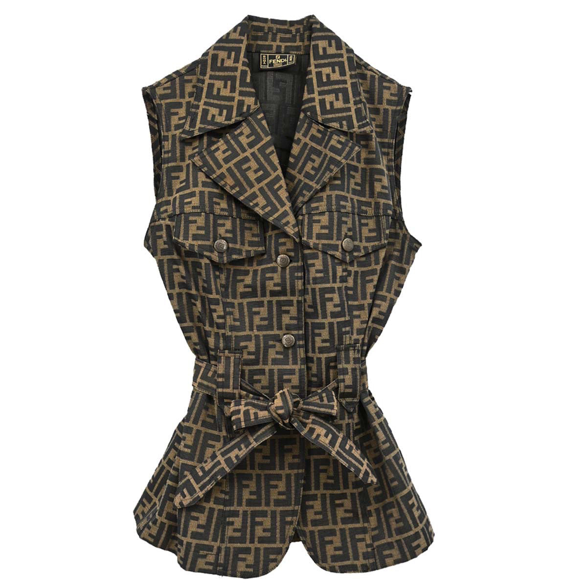 Fendi Vest Zucca Brown #42